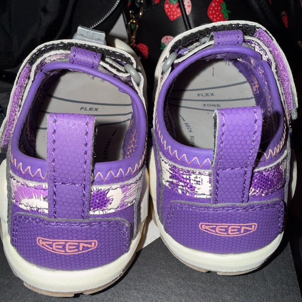 KEEN Kids Purple and White Sneakers
